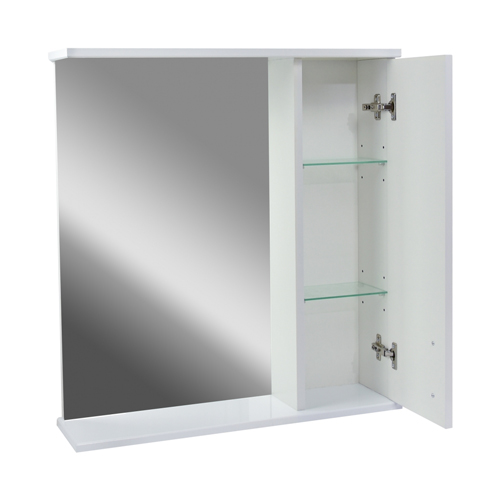 Зеркало со шкафом DORATIZ Эко 45, правый, белый