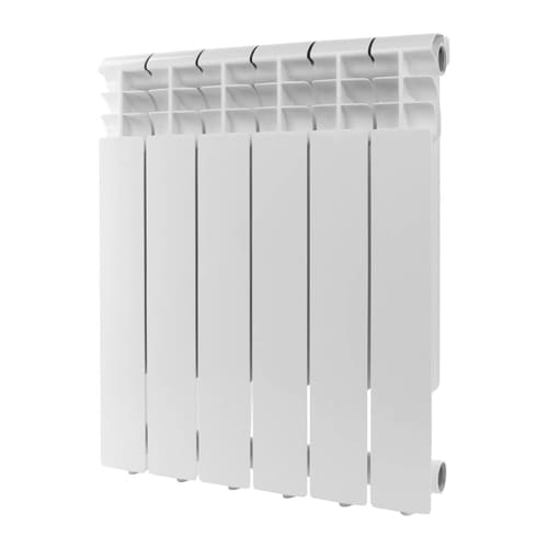 Радиатор алюминиевый ROMMER Profi 500, AL500-80-80-100, 6 секции 135 Вт/сек, 0,8кг/сек, 1/1