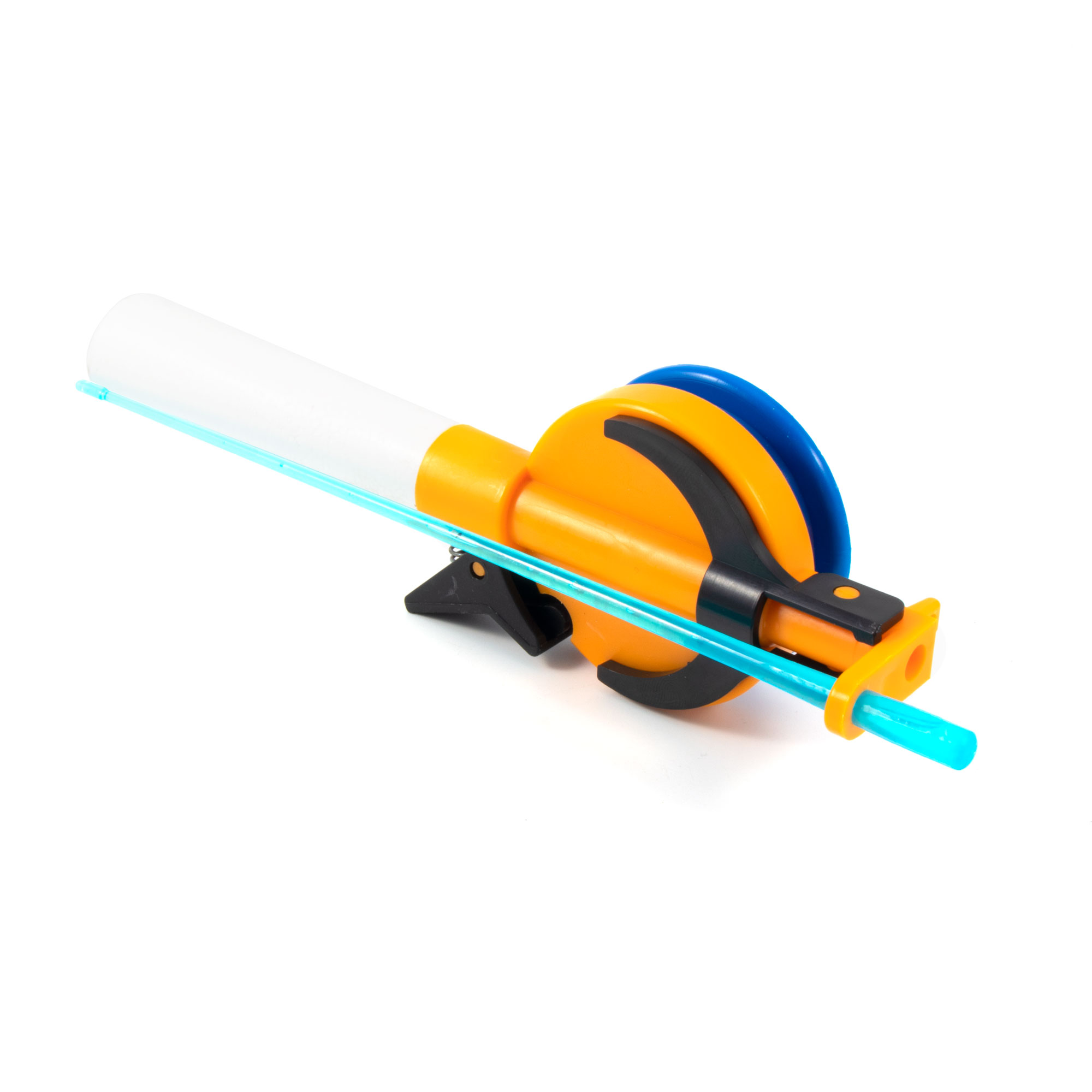 Удочка зимняя ЯМАН "BR-55", с пенопласт. ручкой, цвет в ассорт. (уп. 5 шт)/100/