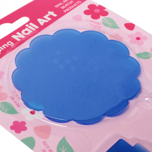 Набор для дизайна ногтей - стемпинг "VivA Manicur", пластина ажурная, микс 4 цвета, 17*11см