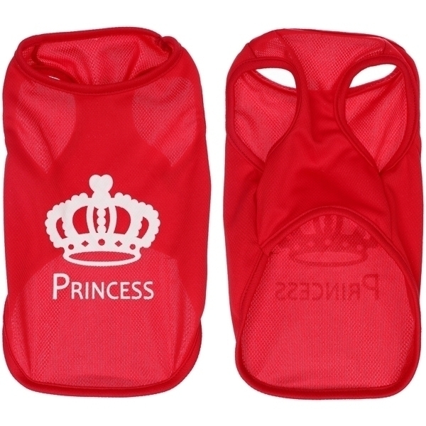 Майка для кошек и собак мелких пород "Бонита на стиле", мамина принцесса, размер S (обхват шеи 24, длина спинки 24см, объем груди 38см, от 2 до 4кг)