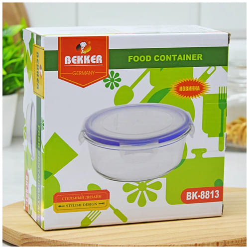 Контейнер пищевой 950 мл Bekker BK-8813