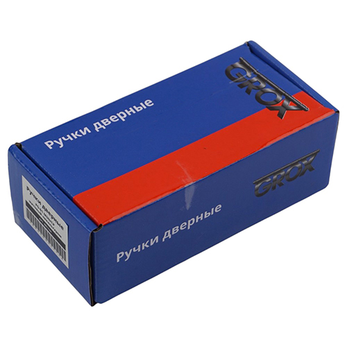 Ручки дверные GROX PO-01 SN/CP, матовый никель/хром 1/40