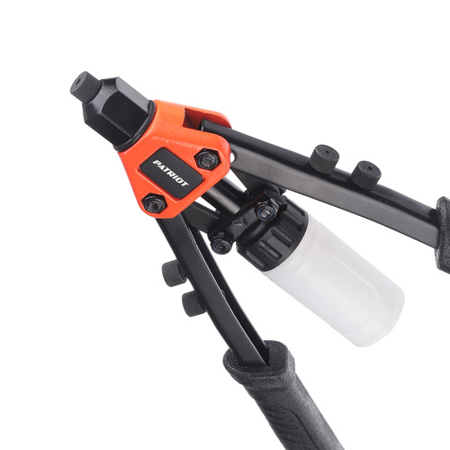 Заклепочник PATRIOT RDP 280, двуручный, компактный, контейнер, 2.4-4.8 мм