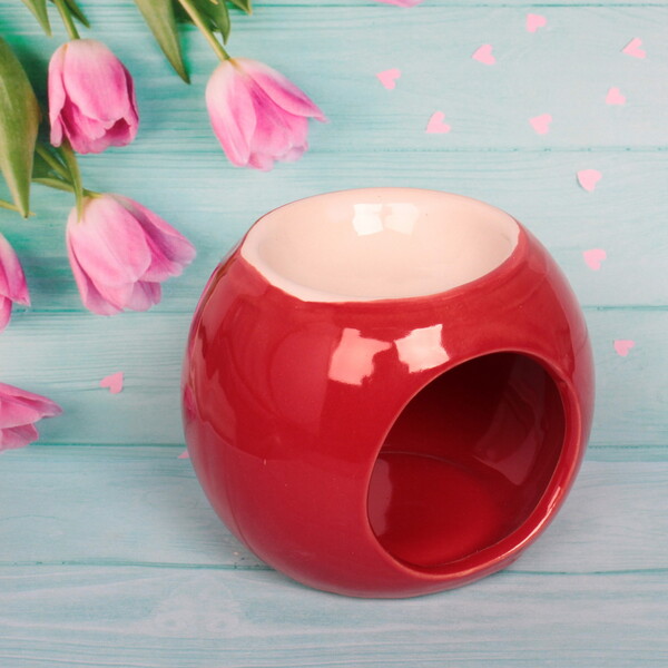 Аромалампа "Радуга" 7,5*9*8см цвет красный