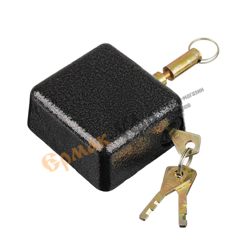 Замок навесной ЕРМАК Гаражный 90мм арт. KD-90, с потайной дужкой, 1/4/16