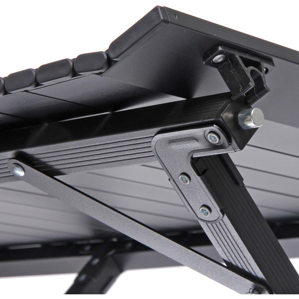 Стол кемпинговый складной DC-5003, 117*59*44 см,  цвет: чёрный, каркас алюминий, Турист Мастер