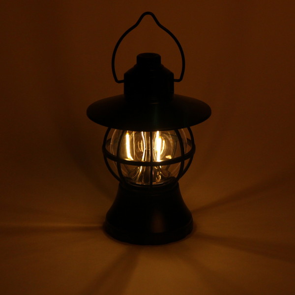 Фонарь кемпинговый подвесной 6 режимов 3LED+3TF, 19*13 см 3хAA