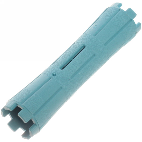 Бигуди пластмассовые-коклюшки 9шт "Styling", микс 6 цветов, d=2,2см (прозрачный пакет с подвесом), без резинки