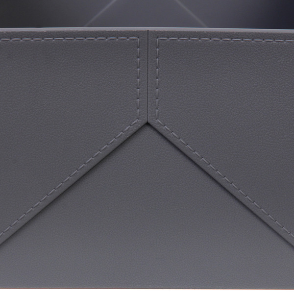 Корзина для хранения с эластичными стенками "ФОРЛИ", цвет серый, 34,5*25,5*16см (лейбл Селфи)