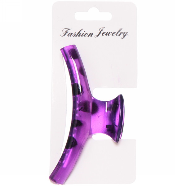 Заколка-краб для волос на блистере "Diana Collection - Rita", микс 6 цветов, 9.5см 