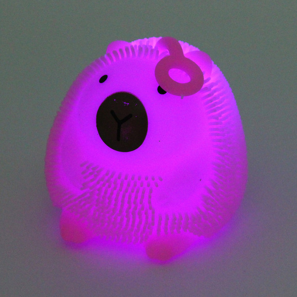 Игрушка "Свинка" Капибара, 7,5 см, с подсветкой