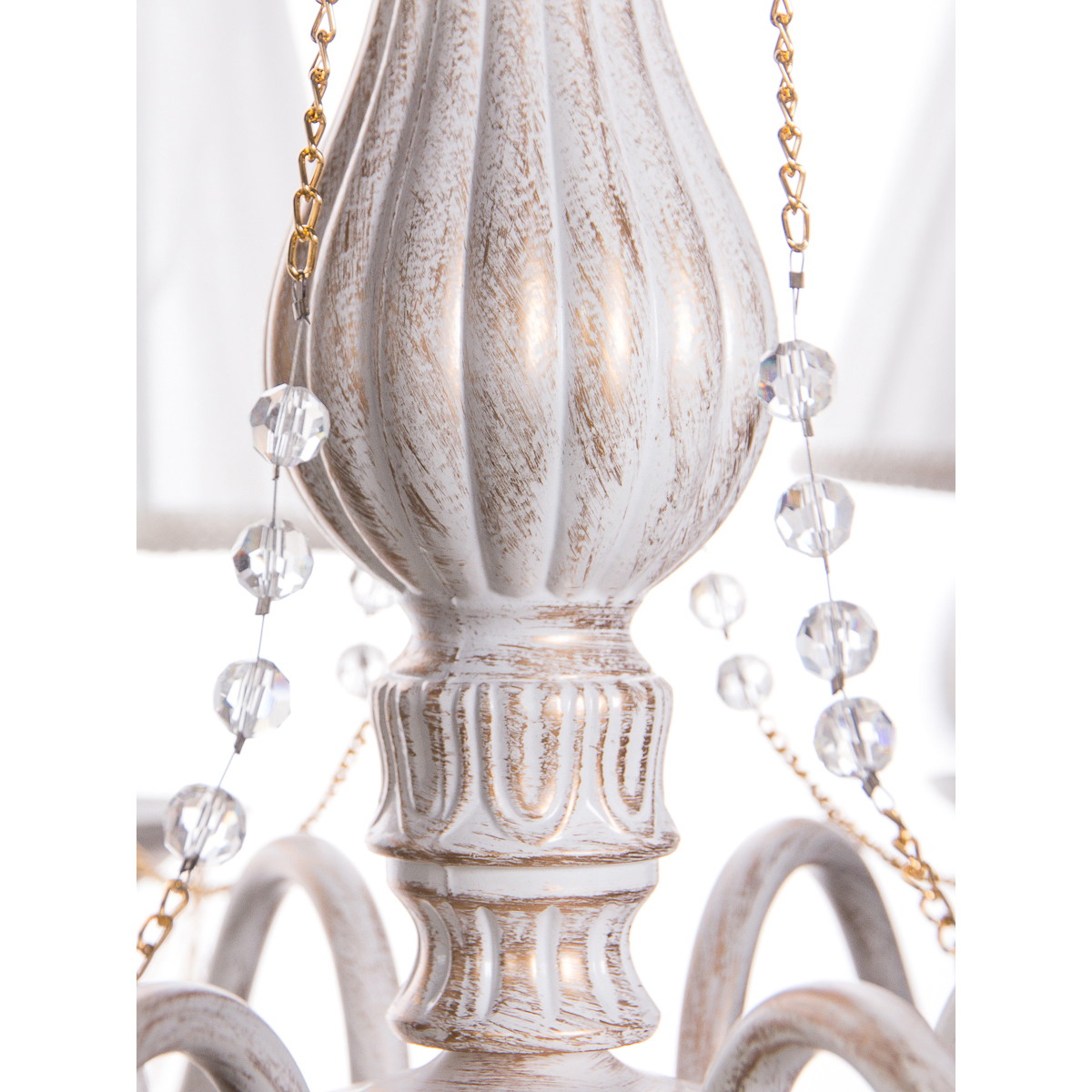 Люстра 5*40Вт Е14 60*60*100см 29-P8510/WH+G