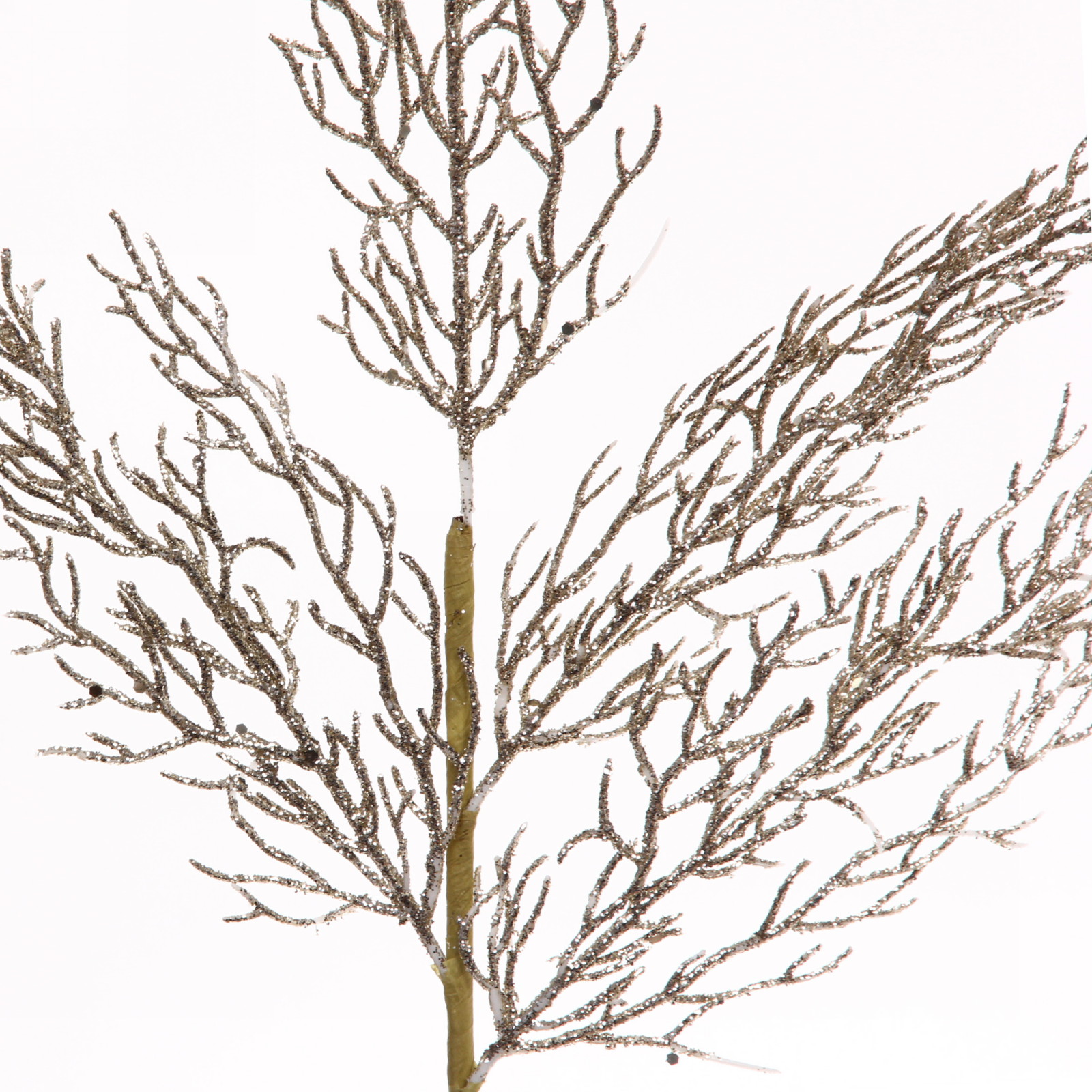 Ветка хвойная "Хрусталик" 75 см, Шампань