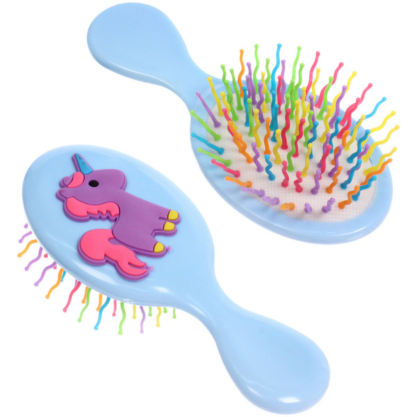 Расчёска массажная "Little darling - Единорожек Лакки", цвет микс,13,8*6см