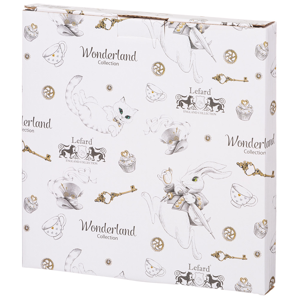 ТАРЕЛКА LEFARD, WONDERLAND, СЕРДЦЕ 21, 5*2 СМ, КОР=48ШТ.