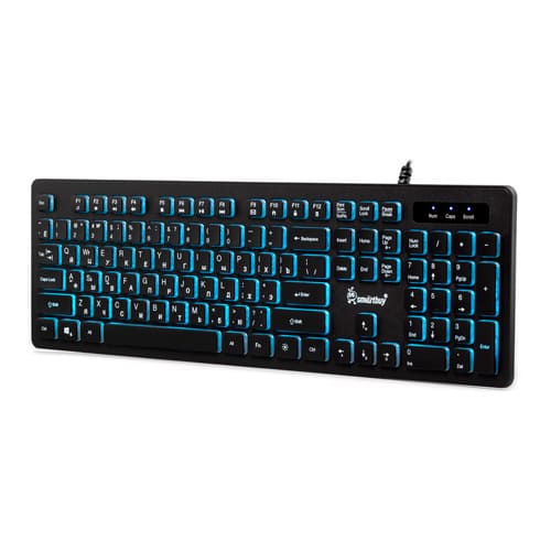 Клавиатура проводная с подсветкой Smartbuy 336 USB черная (SBK336UK)/20