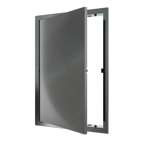 Люк ревизионный LN фланец 200х300 нажимной 223х323 пластик Gray EVECS