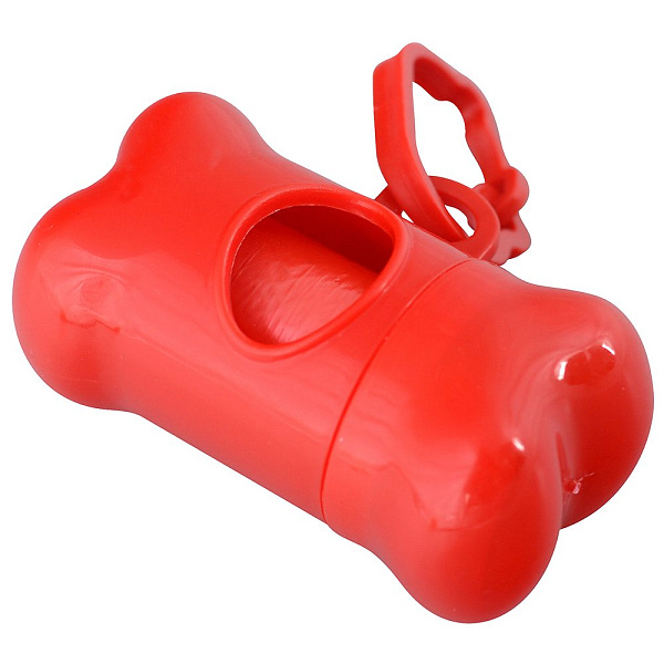 Брелок с пакетами для уборки за животными. 15 пакетов. 