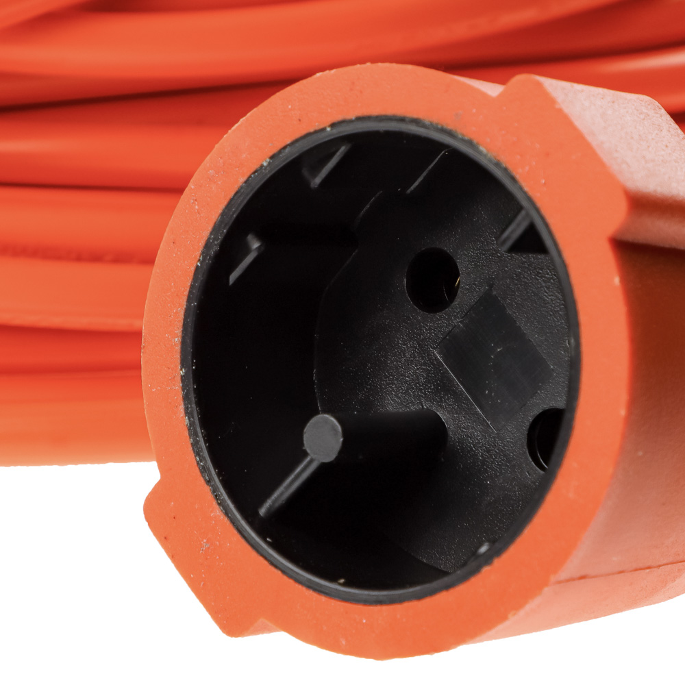 ЕРМАК Удлинитель силовой в мотке, 2х1,0 мм2, длина 20м (маск.нагрузка 10А или 2,2кВт)