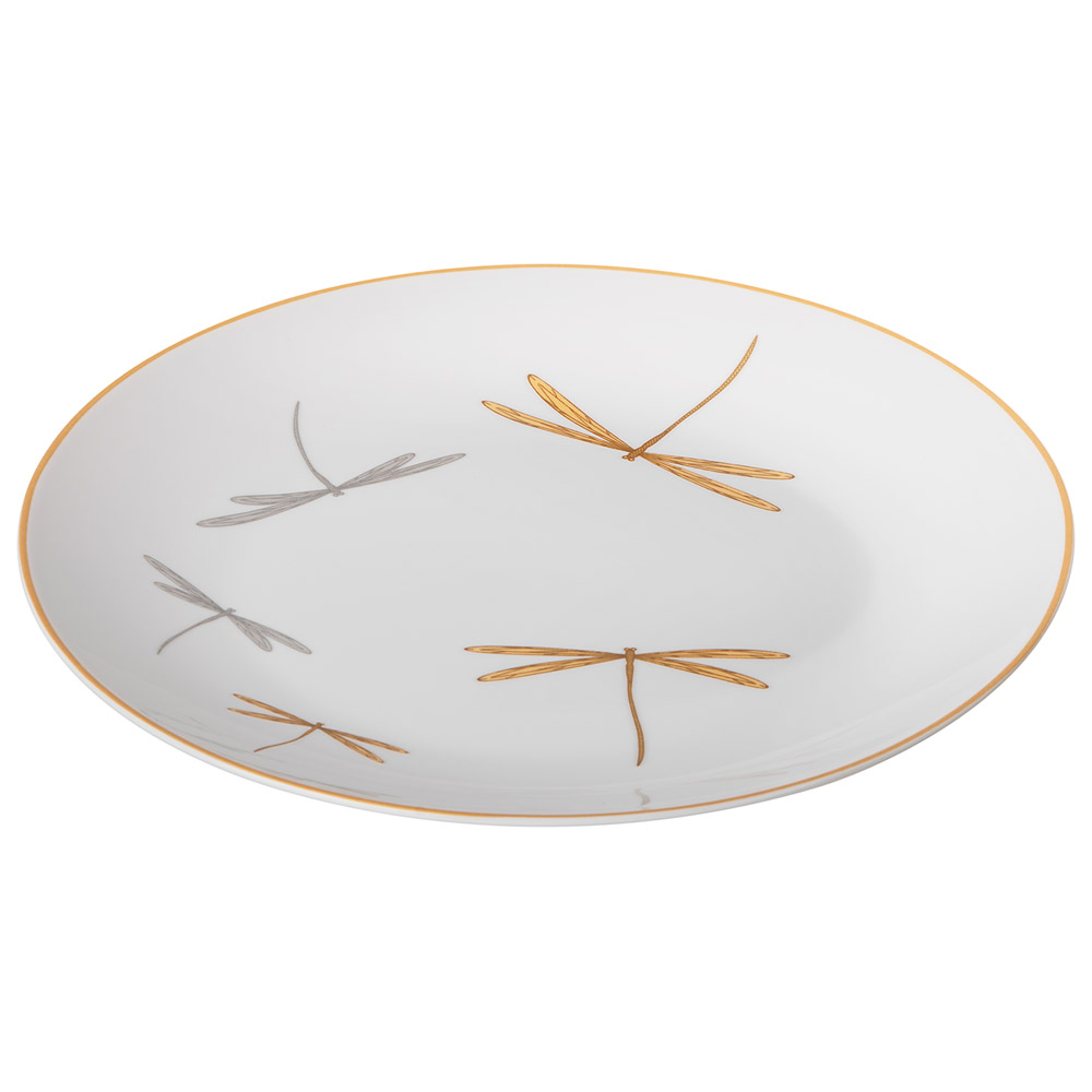 НАБОР ТАРЕЛОК ЗАКУСОЧНЫХ LEFARD “ELEGANCE" 2 ШТ. 20*2 СМ (КОР=12НАБ.)