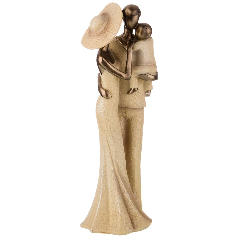 СТАТУЭТКА "СЕМЬЯ" СЕРИЯ "ФЬЮЖН" 12*9,5*31 СМ (КОР=8ШТ.)