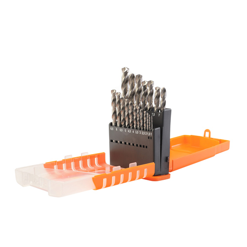 Набор сверл по металлу PATRIOT, HSS, 19 шт, №2, 1 -10 мм, в пластиковом боксе