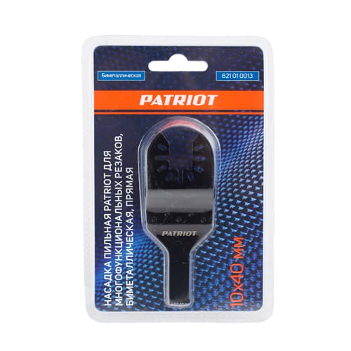 Насадка пильная PATRIOT для многофункциональных резаков, биметаллическая, прямая, 10*40 мм