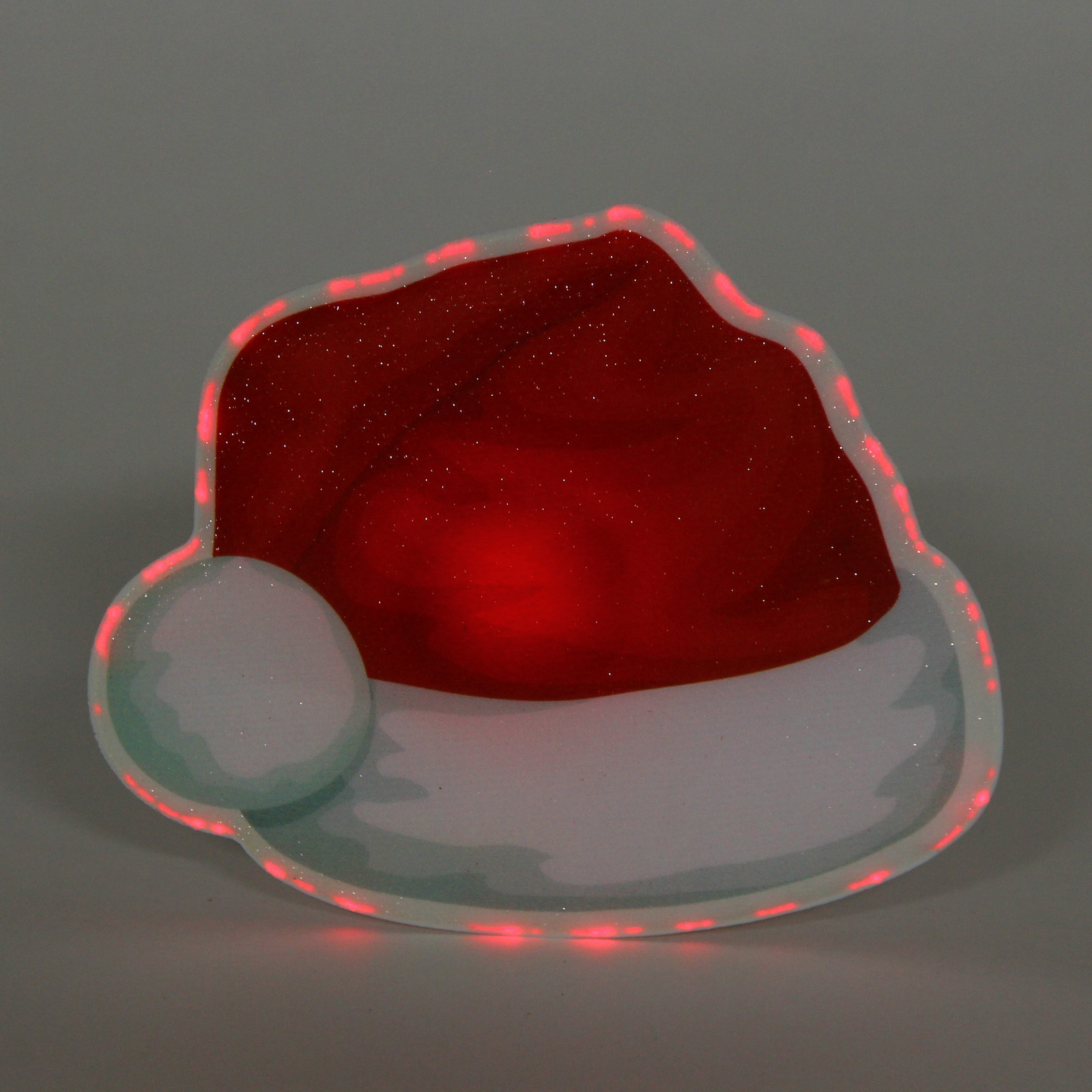 Сувенир с подсветкой "Новогодний колпачок" 10*8 см