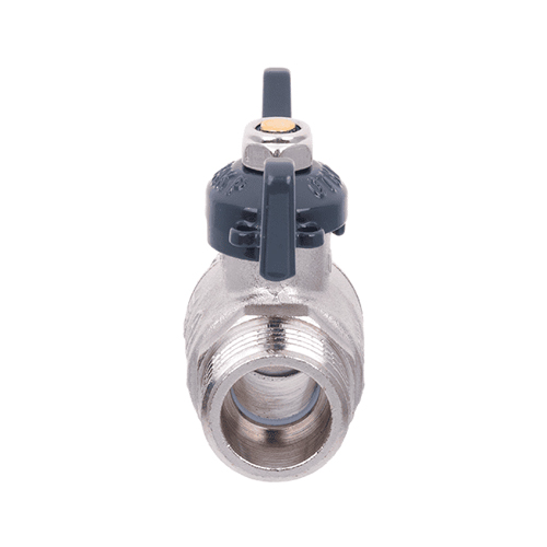 Кран шаровой нар-нар 3/4" B бабочка AQUALINK 02337