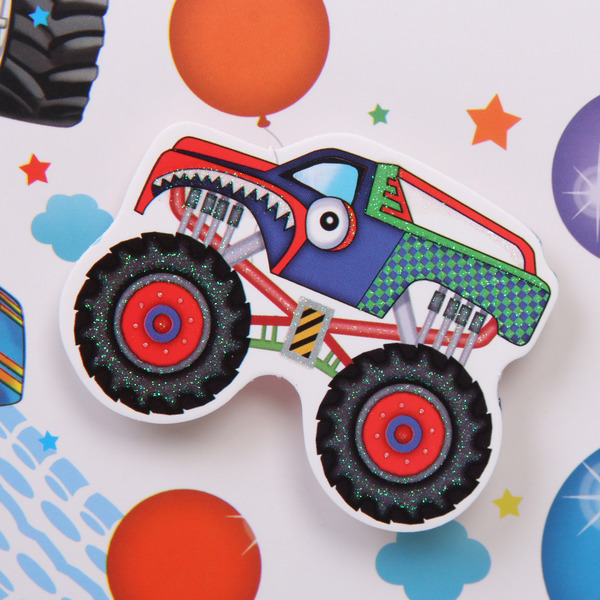 Пакет подарочный "Машинки" 18*23*8 см, микс