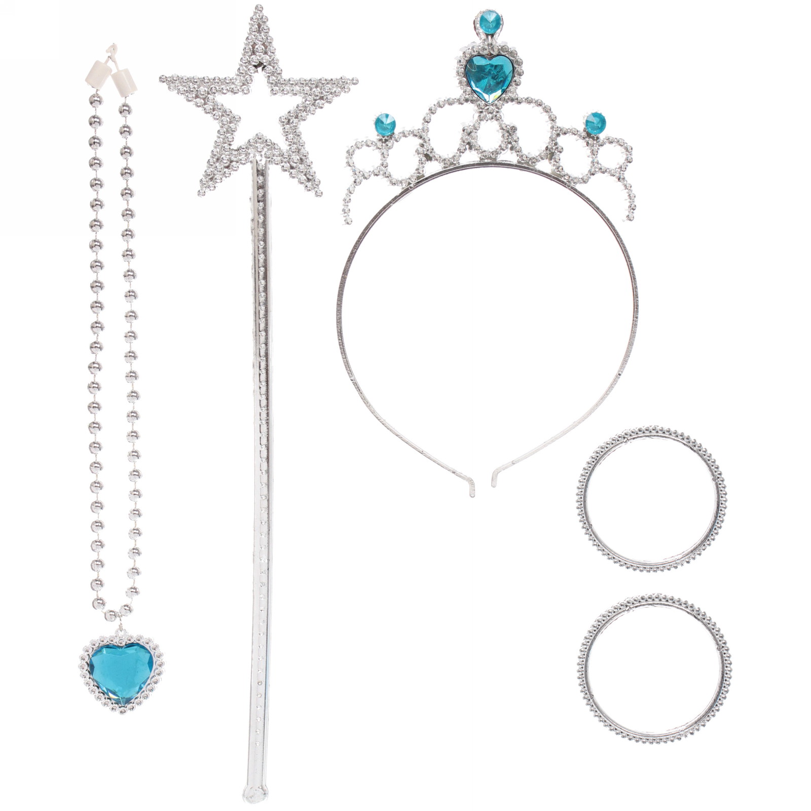 Набор карнавальный "Новогодний вечер"  (ободок, палочка, браслет, подвеска), микс цветов