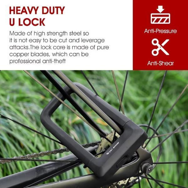 Замок велосипедный West biking, YP0705060