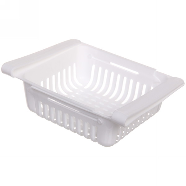 Полка пластиковая в холодильник раздвижная 20/27,5*15*6см