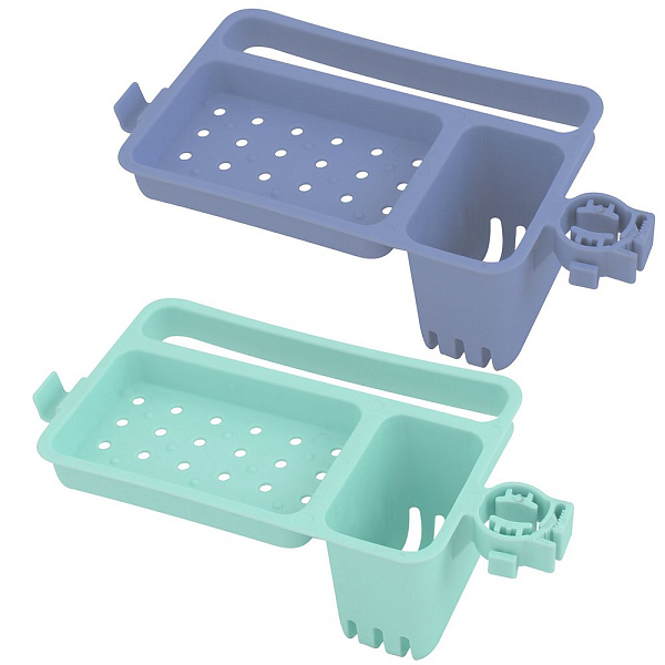 Подставка для губки. Размер 10,5х7х22,3 см. 2цв.