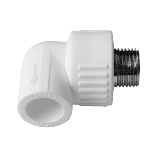 Уголок PP-R комбинированный 25X1/2" нар AQUALINK 03556