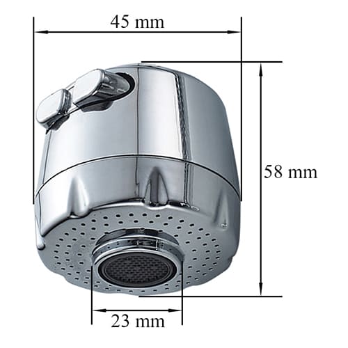 Аэратор латунь Ledeme L26-3 хром