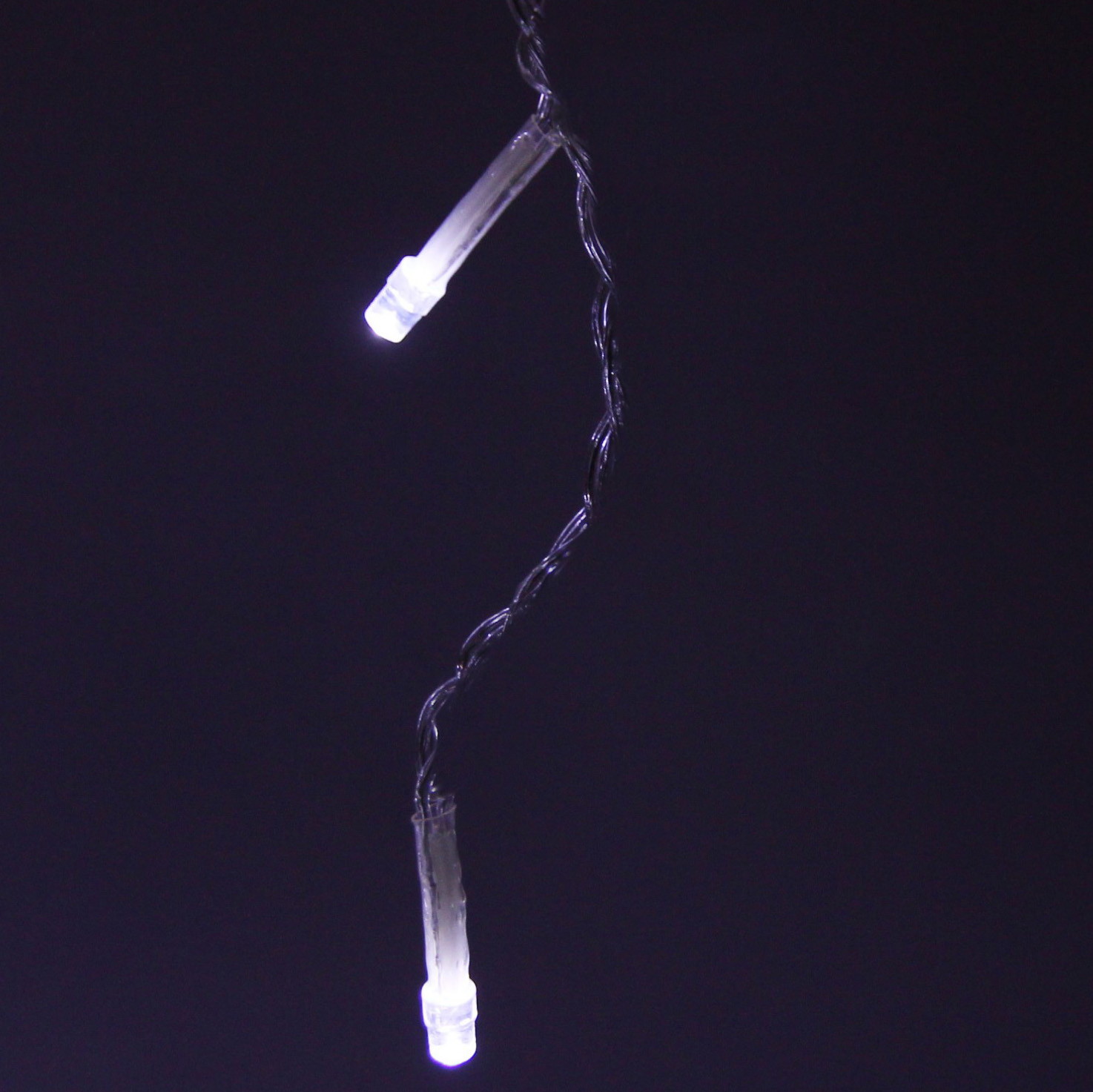 Гирлянда для улицы ЗАНАВЕС "Мерцание" ш2* в3,0 м 480 ламп LED, прозрач.пров,1 реж.,IP-54, Белый (возможность соединения)