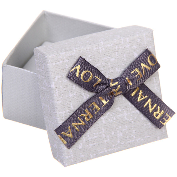 Коробка подарочная "Настроение" 5*5*3,5 см, Пепельный