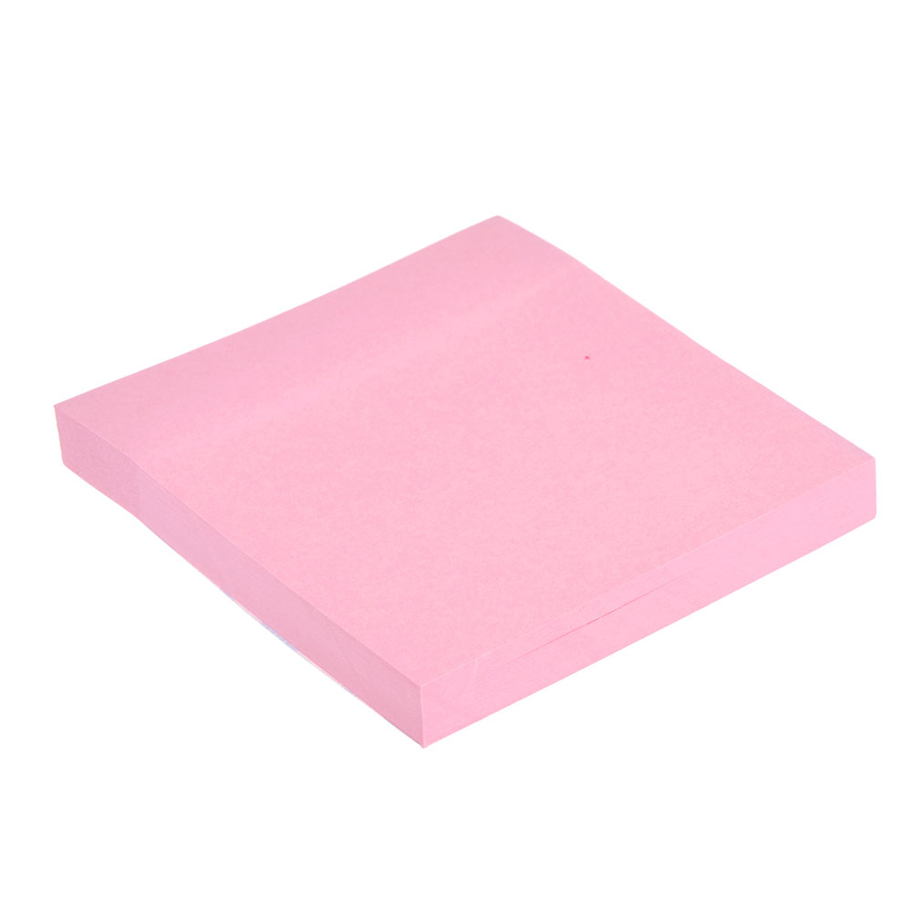 Блок с клеевым краем 76x76мм, 100 листов, 4 цвета, бумага