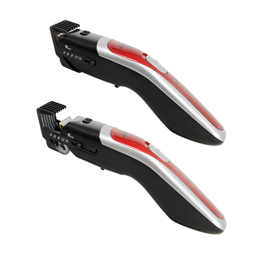 Машинка для стрижки аккумуляторная Atlanta, Ni-MH 2,4 В, 600 мА/ч, 5 насадок, красный