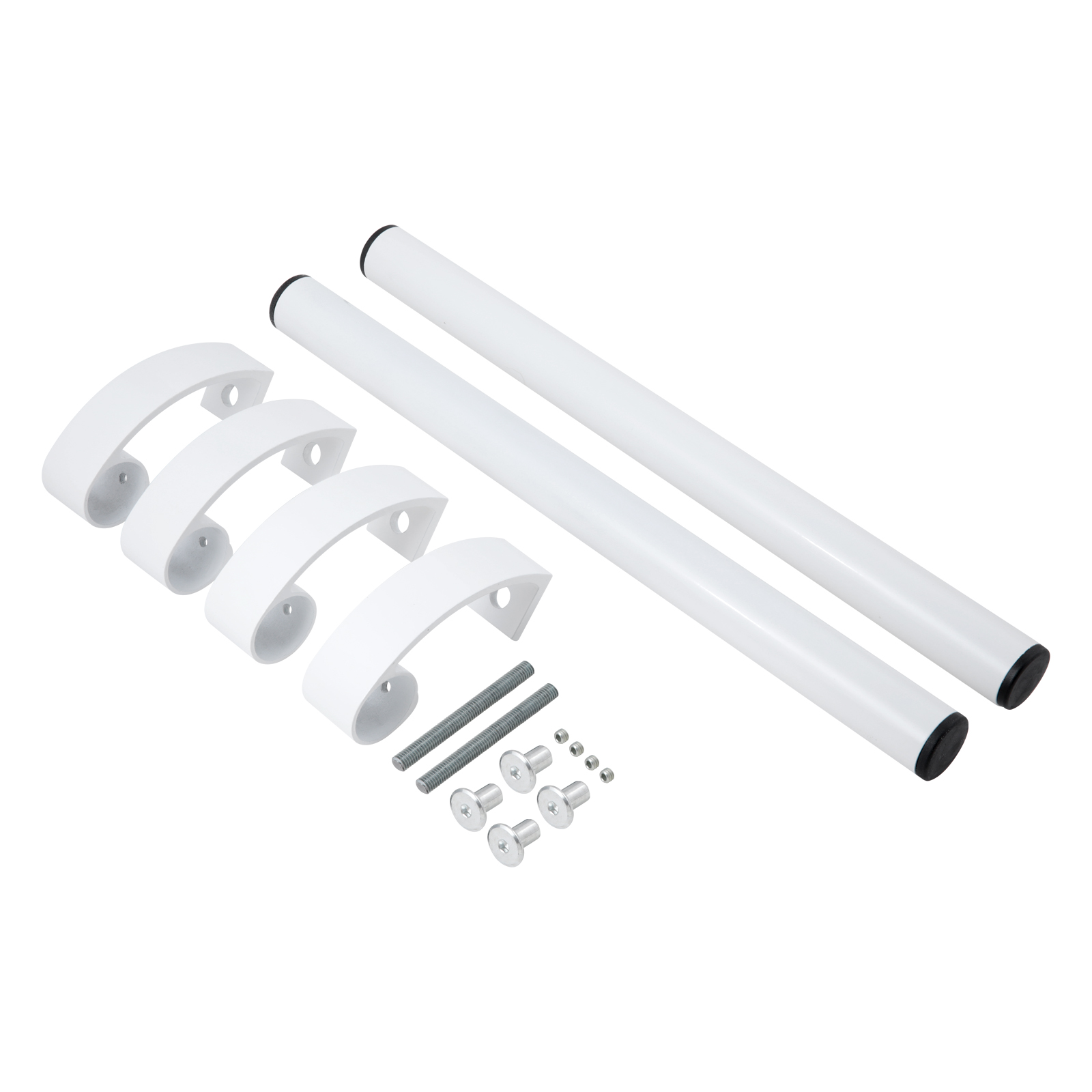 БУЛАТ РС-02.400.9016 белый, регулируемая, ручка скоба для аллюм. и ПВХ дверей,(АРД-02)(16)