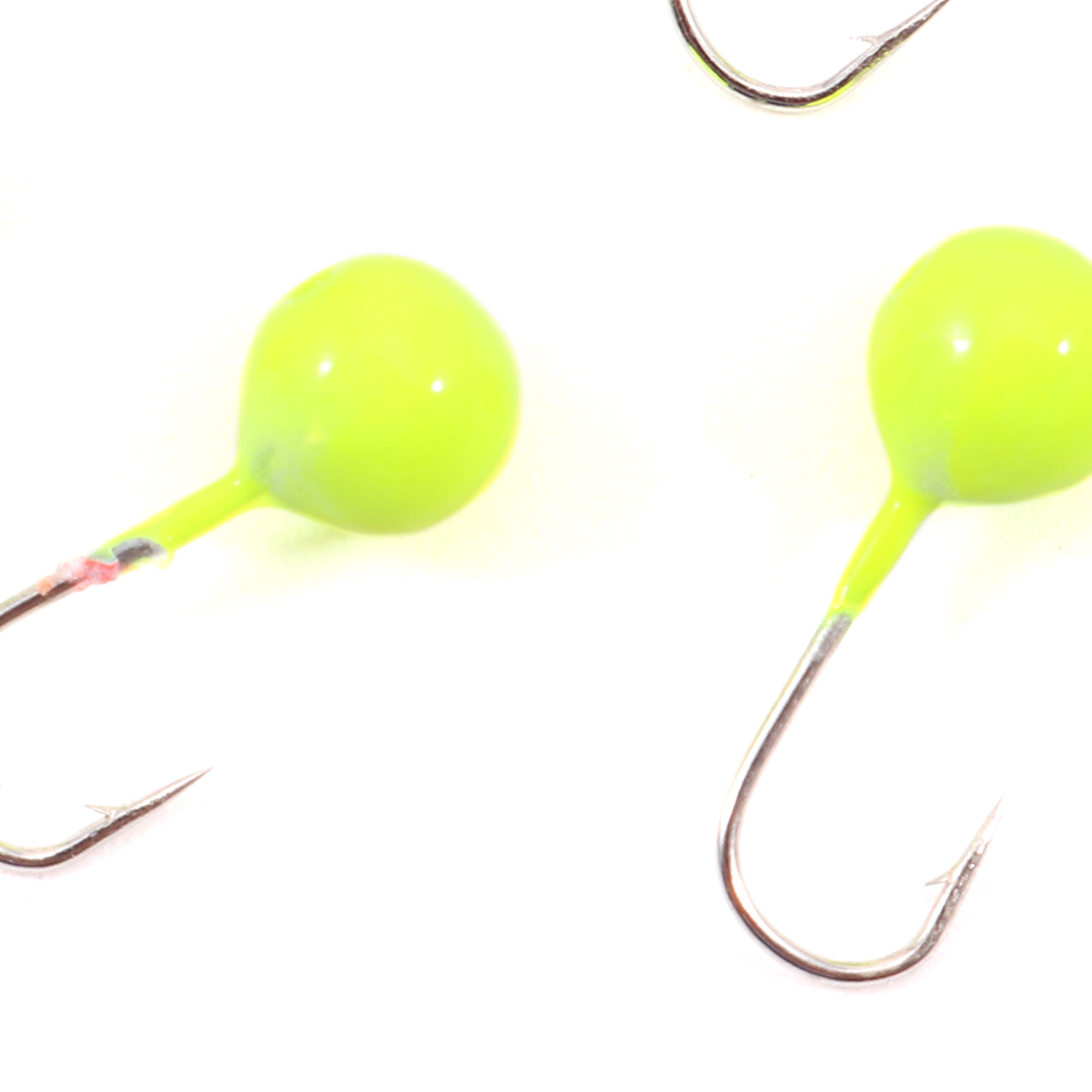 Мормышка вольф"ЯМАН"Шар с отв, р.3,5 вес 0,40 цв.лимон(уп.5 шт.)