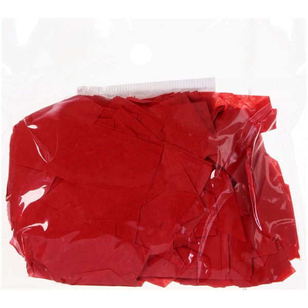 Конфетти "Прямоугольники красные" 18 г, бумага