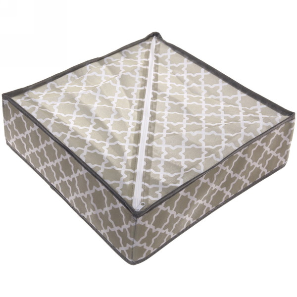 Кофр - органайзер для хранения вещей "ЛОККИ", цвет бежевый, 7 отделений, 32*32*10см