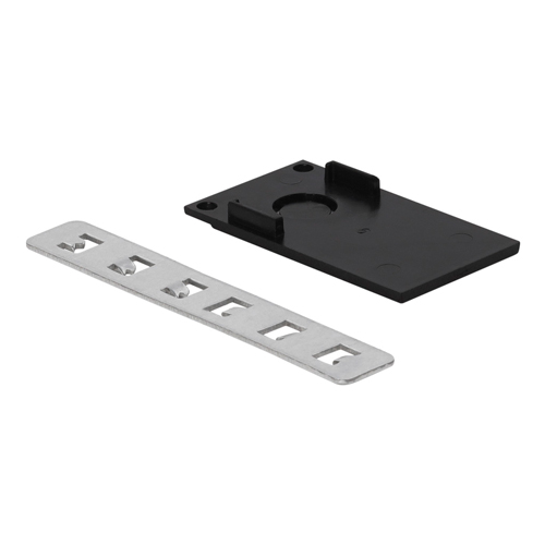 Заглушка и соединитель для встриваемых магнитных шинопроводов 48В IP20 Черный (SBL-MPTB)