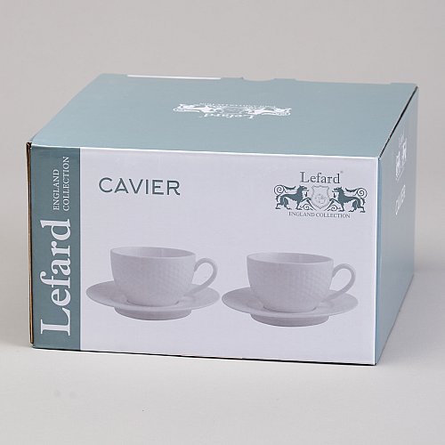 ЧАЙНЫЙ НАБОР LEFARD, CAVIER, НА 2 ПЕР. 4 ПР. 230 МЛ, КОР=16НАБ.