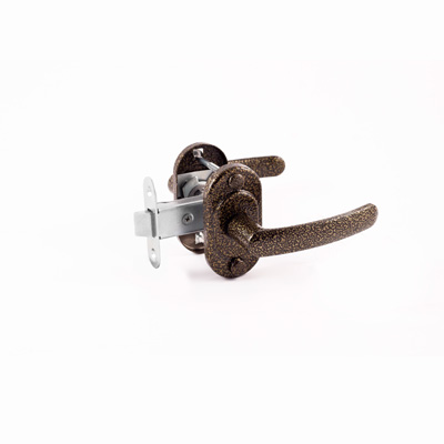 Ручка защелка ОМЕГА ЗЩ2-04  (бронза) (1/15)