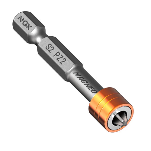 Биты PZ2 50мм MAGNEO с магнит. насадкой E6.3 (цена за 2шт карта) (1/)