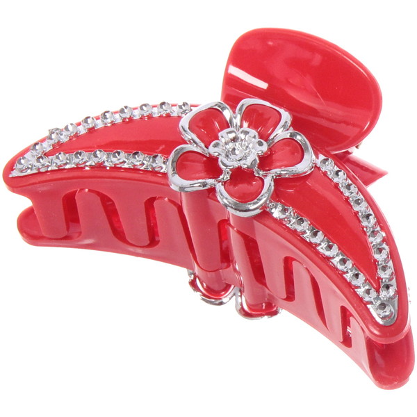 Заколка-краб для волос на блистере "Emily Collection - Lili", микс 6 цветов, 7,5см 